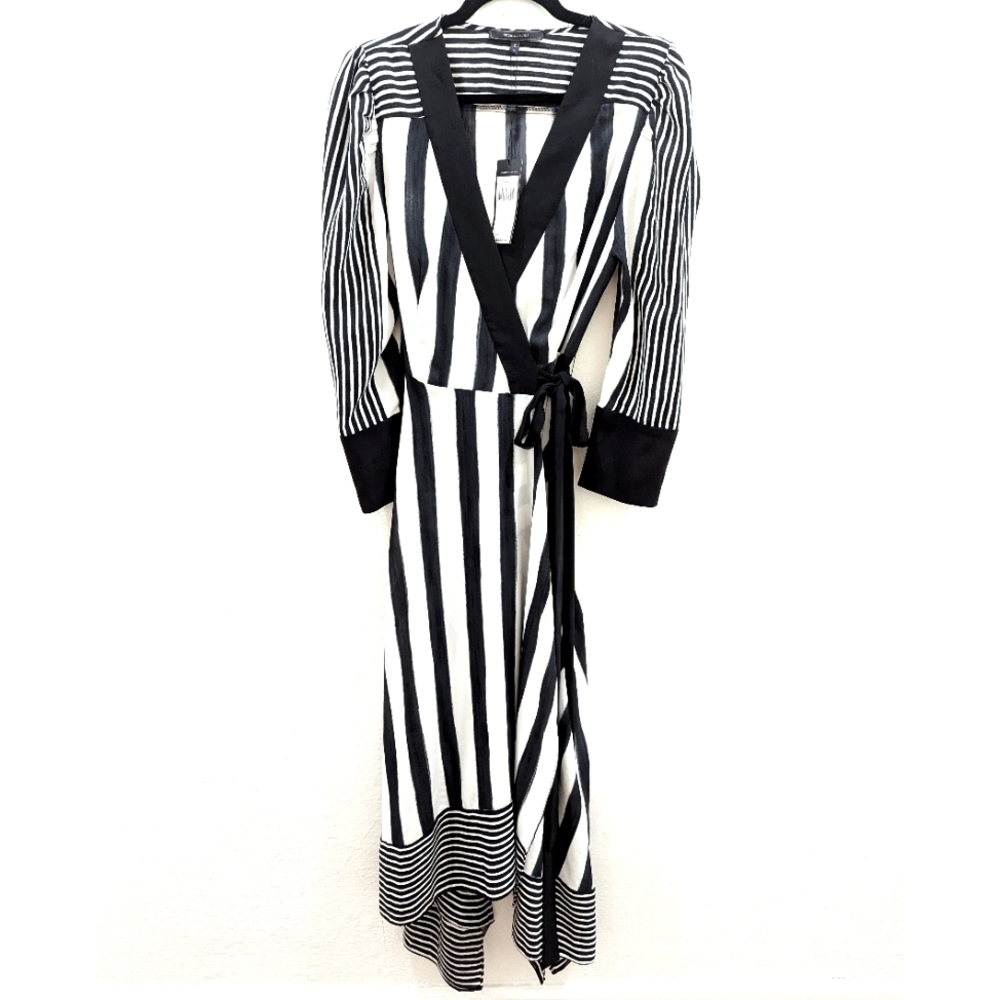 BCBGMAXAZRIA WRAP DRESS BRAND NEW WITH TAGS SIZE MEDIUM